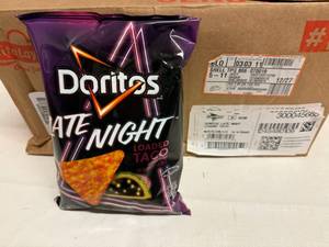 lot 123 image: 24x 2.6oz Loaded Taco Doritos