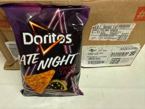 lot 124 image: 24x 2.6oz Loaded Taco Doritos