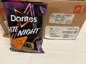 lot 127 image: 24x 2.6oz Loaded Taco Doritos