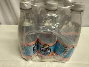 lot 136 image: 12x 20oz Polar Seltzer-Ruby Red Grapefruit