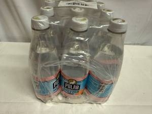 lot 137 image: 12x 20oz Polar Seltzer-Ruby Red Grapefruit