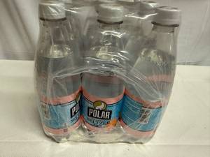 lot 138 image: 12x 20oz Polar Seltzer-Ruby Red Grapefruit