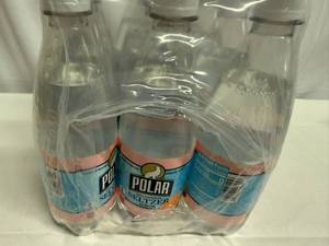 lot 140 image: 12x 20oz Polar Seltzer-Ruby Red Grapefruit