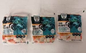 lot 335 image: EE. 3x 160z Crab Delights-Louis Kemp-22025