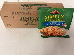 lot 346 image: EE. 6x Simply Potatoes-OBrien Hash Browns