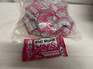 lot 158 image: SSS. 12x 3.5oz Wiley Wallaby Minis-Watermelon