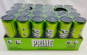 lot 424 image: 24x Prime Energy-Lemon Lime