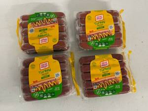 lot 208 image: 6x 16oz Oscar Mayer Turkey Franks