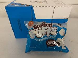 lot 308 image: 12x 8oz Stuffed Puffs-Milk Chocolate-Great for Campfires