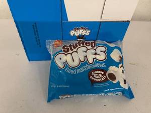 lot 312 image: 12x 8oz Stuffed Puffs-Milk Chocolate-Great for Campfires