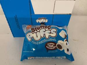 lot 314 image: 12x 8oz Stuffed Puffs-Milk Chocolate-Great for Campfires
