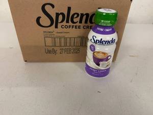 lot 302 image: 12x 8oz Bottles Splenda Coffee Creamer-Sweet Cream