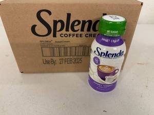 lot 305 image: 12x 8oz Bottles Splenda Coffee Creamer-Sweet Cream