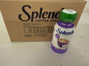 lot 306 image: 12x 8oz Bottles Splenda Coffee Creamer-Sweet Cream