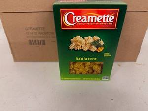 lot 290 image: 12x 16oz Creamette Radiatore Pasta