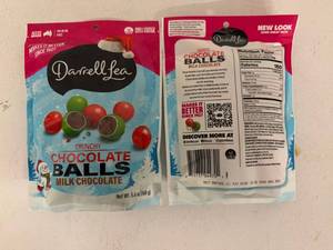 lot 217 image: 6x 5.6oz Crunchy Chocolate Balls-Darrella Lea Milk Chocolate