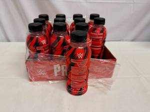 lot 439 image: 12x 16.9oz Prime Hydration-WWE Limited Edition
