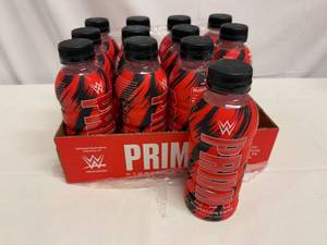 lot 442 image: 12x 16.9oz Prime Hydration-WWE Limited Edition