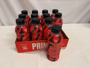 lot 444 image: 12x 16.9oz Prime Hydration-WWE Limited Edition