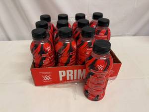 lot 446 image: 12x 16.9oz Prime Hydration-WWE Limited Edition