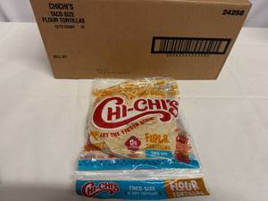 lot 252 image: 12x 12ct Chi-Chis Flour Tortillas-Taco Size