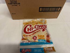 lot 253 image: 12x 12ct Chi-Chis Flour Tortillas-Taco Size