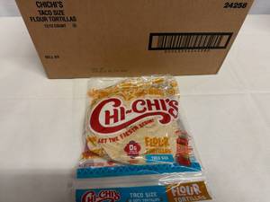 lot 254 image: 12x 12ct Chi-Chis Flour Tortillas-Taco Size