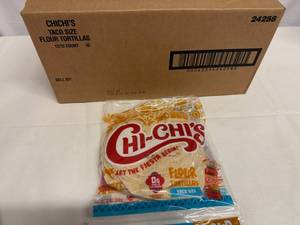lot 257 image: 12x 12ct Chi-Chis Flour Tortillas-Taco Size