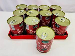 lot 351 image: 12x 6oz Large Black Ripe Olives-Tuscan Garden