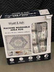 Wyatt & Ash Machine Washable Area Rug 5ft 3in x 7ft 5in