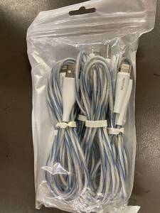 lot 57 image: 5 Pack of 5-Foot USB Apple Cables