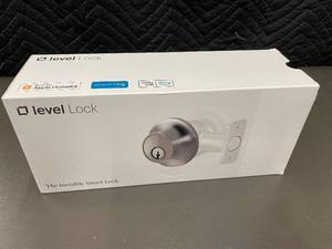 lot 62 image: Level Lock Invisible Smart Lock with Accessories