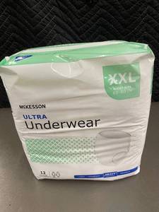 lot 134 image: McKesson Ultra XXL Underwear - Heavy Absorbency, 12 Count