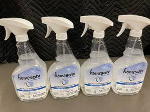 lot 138 image: Set of 4 Homesolv Multi-Purpose Disinfectant Cleaners, 709ml Each