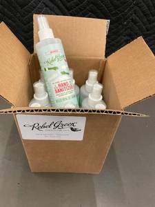 lot 139 image: Pack of 9 Rebel Green 8oz Unscented Hand Sanitizers