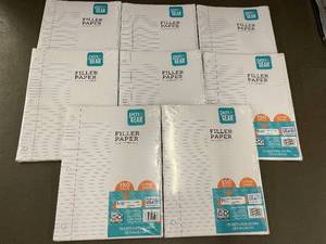 lot 195 image: Lot of PenGear 150-Sheet College Ruled Filler Paper