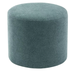 lot 64 image: 19 Round Pouf Ottoman - WOVENBYRD