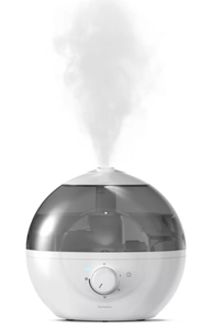 lot 121 image: HoMedics Top-Fill Easy to Clean Ultrasonic Cool Mist Humidifier with Night Light and Aromatherapy 300-500 sq. ft