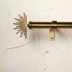 lot 132 image: Sunrise Curtain Rod Brass - Opalhouse designed with Jungalow