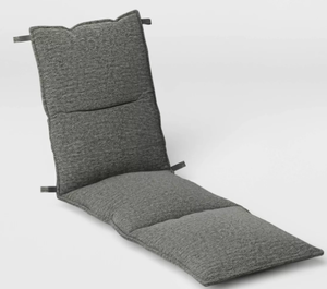 lot 142 image: 78x24 Heathered Outdoor Chaise Lounge Cushion - Threshold