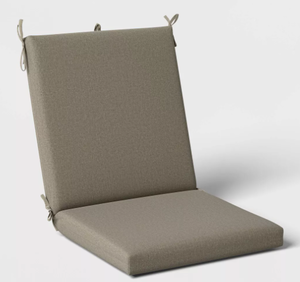 lot 147 image: 2PCS 43x21 Woven Outdoor Chair Cushion - Threshold