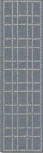 lot 155 image: Stitched Grid Woven Outdoor Area Rug Slate Blue - Threshold designed with Studio McGee