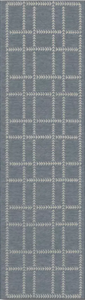 lot 156 image: Stitched Grid Woven Outdoor Area Rug Slate Blue - Threshold designed with Studio McGee