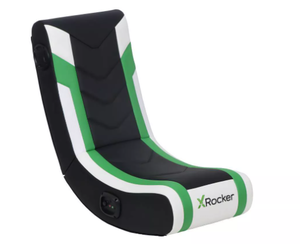 lot 201 image: X Rocker Horizon RGB LED Audio Floor Rocker Gaming Chair