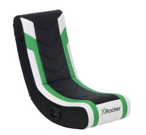 lot 242 image: X Rocker Horizon RGB LED Audio Floor Rocker Gaming Chair