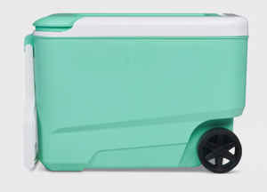 lot 406 image: Igloo Wheelie Cool 38qt Rolling Cooler