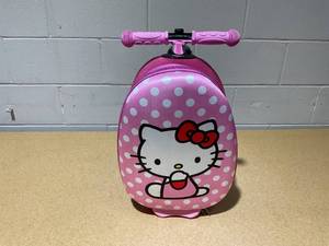 lot 220 image: Hello Kitty Hardside Carry On Scooter Suitcase