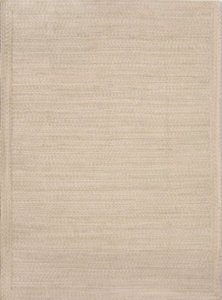 lot 39 image: Natural Woven Rectangular Braided Outdoor Rug Heathered Cream - Threshold