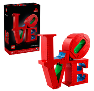 lot 89 image: LEGO Art LOVE Collectible Building Set for Adults - Gift Idea for Engagements, Anniversaries 31214