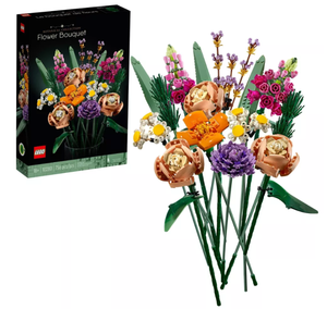 lot 90 image: LEGO Icons Flower Bouquet Botanical Collection Building Set 10280